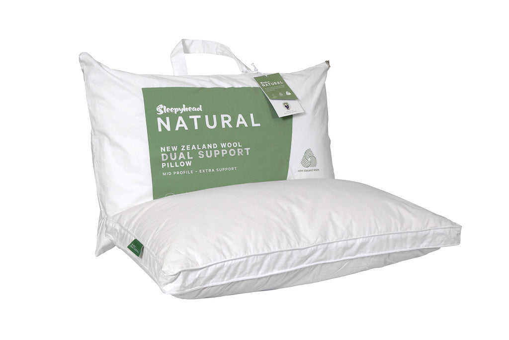Natural NZ Wool Dual Support Pillow