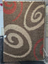 Baroque Illusion Rug - 160 x 230 - Red/Brown/Beige