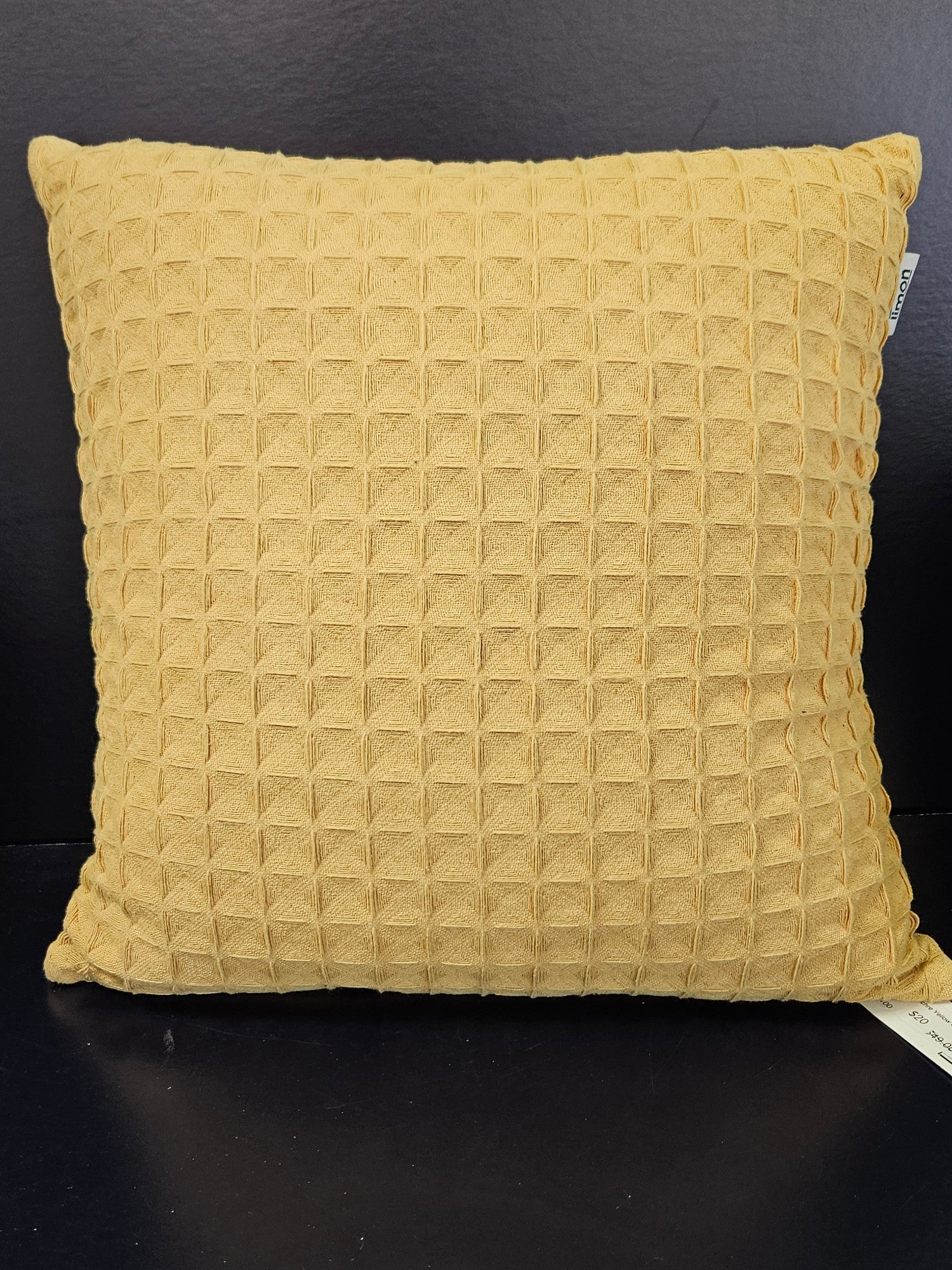 Arthur - Ochre  Yellow Cushion