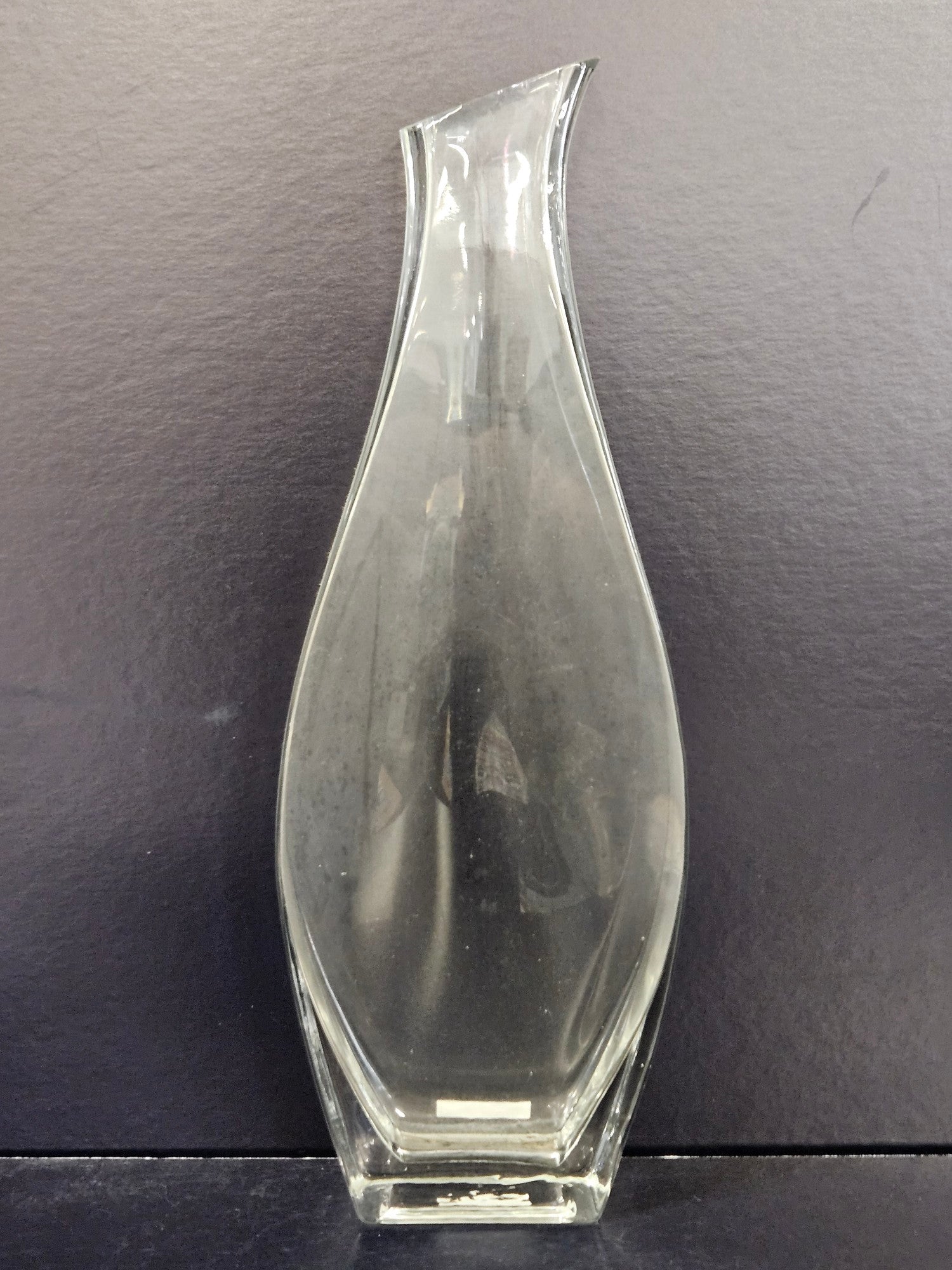 Clear Glass Vase  - V3860