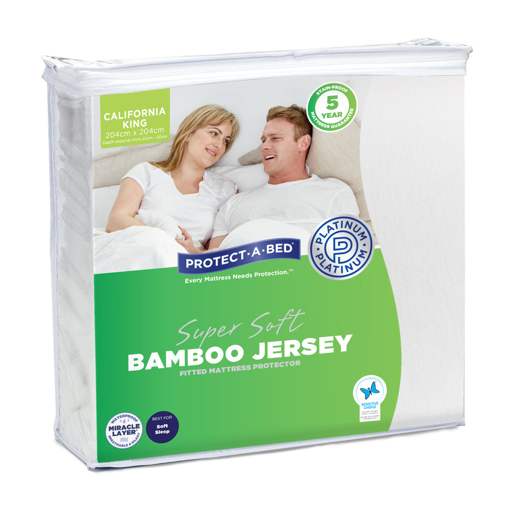 Bamboo Jersey Mattress Protector - California King