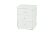 Bianca / Ablaze 3 Drawer Bedside - White