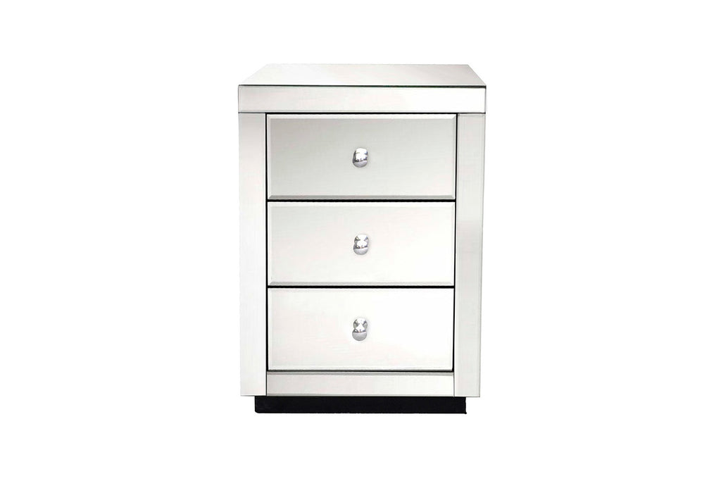 Mirrored Bedside - 45W x 40D x 68H