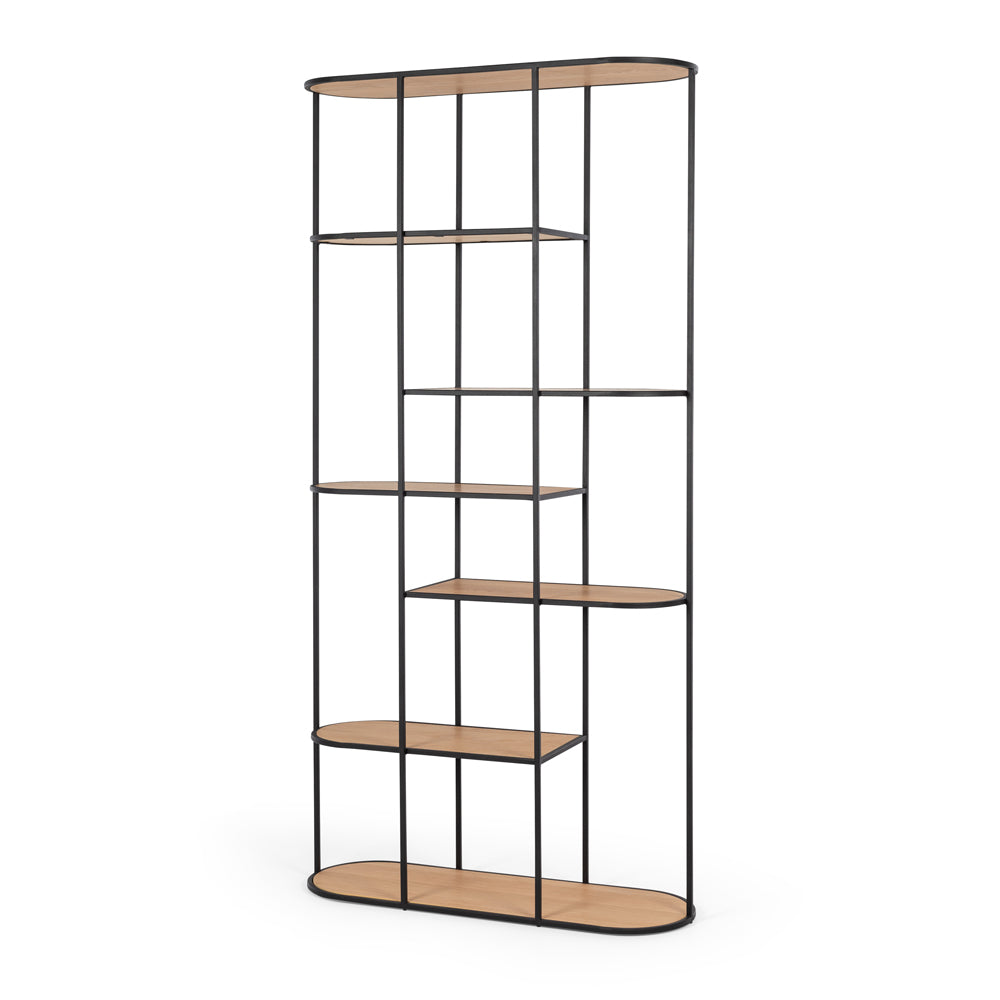 Deco Display/Bookcase - Natural Oak