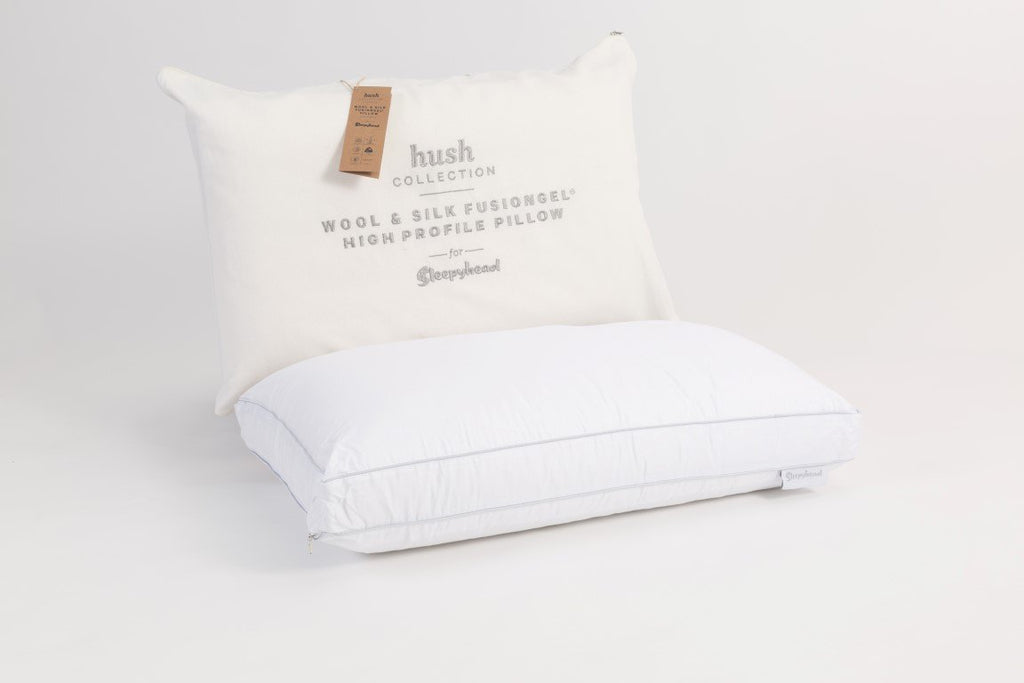 HUSH Wool/Silk  Fusiongel Pillow - Plush High