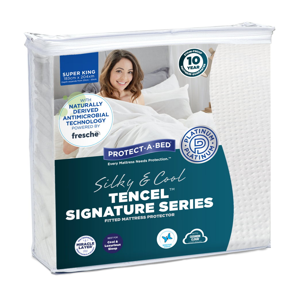 Signature Tencel Fitted Mattress Protector - Super King