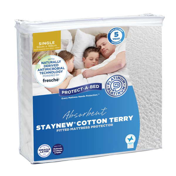 Staynew Terry Mattress Protector - Single