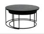 Lily Coffee Table Set - Black Ash
