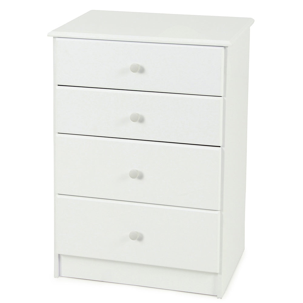 Pearl Bay 4 Drawer Tallboy  - White