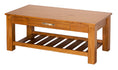 Charlton Coffee Table with Rack & Drawer