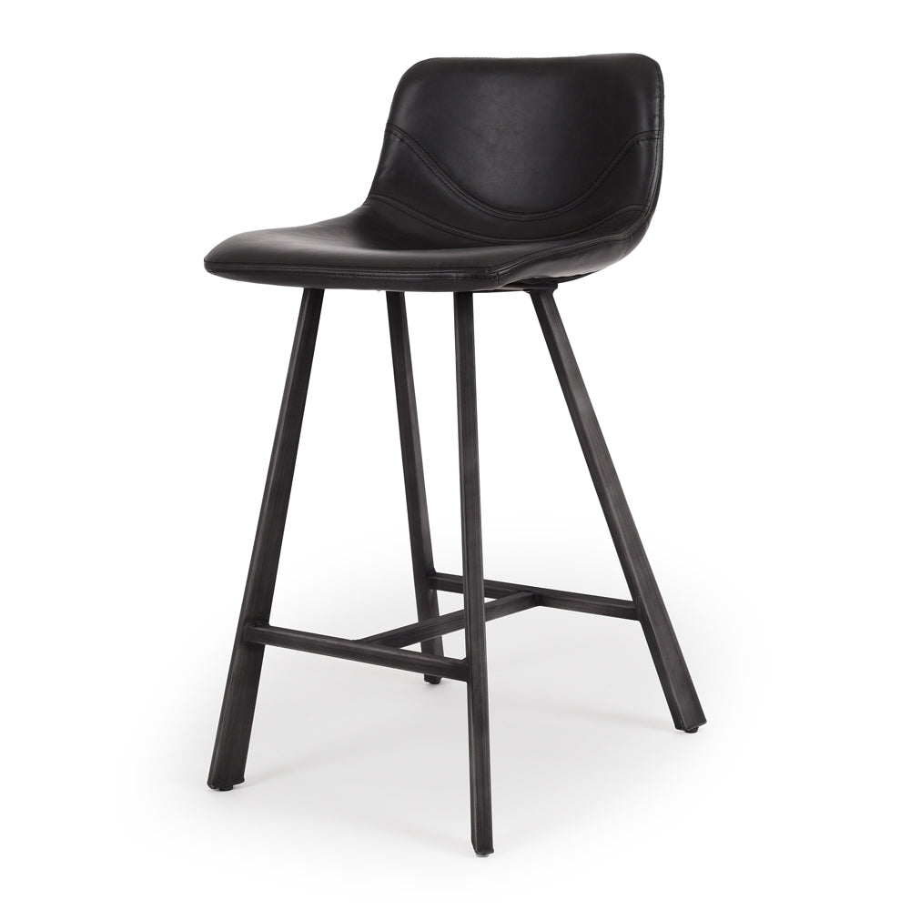 Rustic Barstool - Black