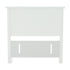 Bianca / Pearl Bay Grooved Bedhead - Single/King Single - White