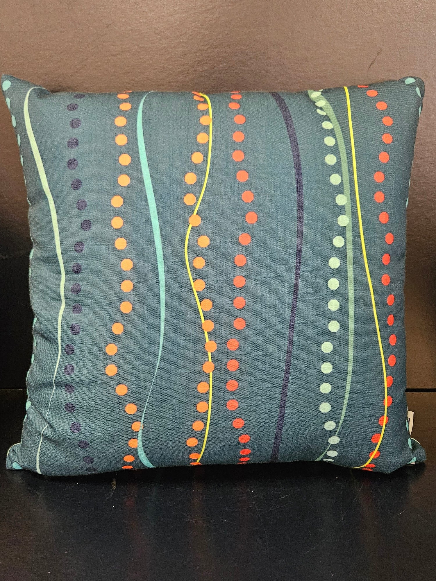 Seaweed Cushion 45x45 - Dark Blue/Multi