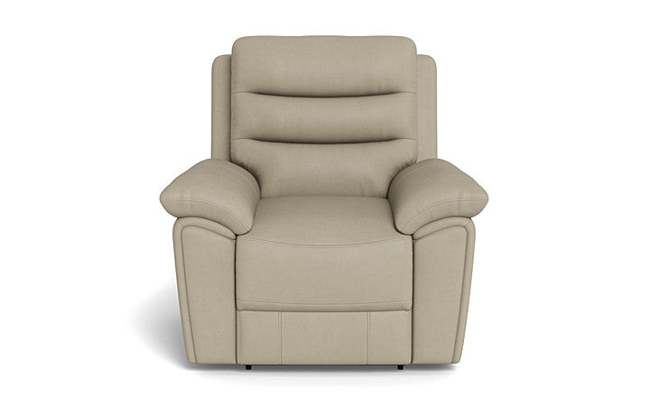 Derby Power Recliner - Milan Oat Leather