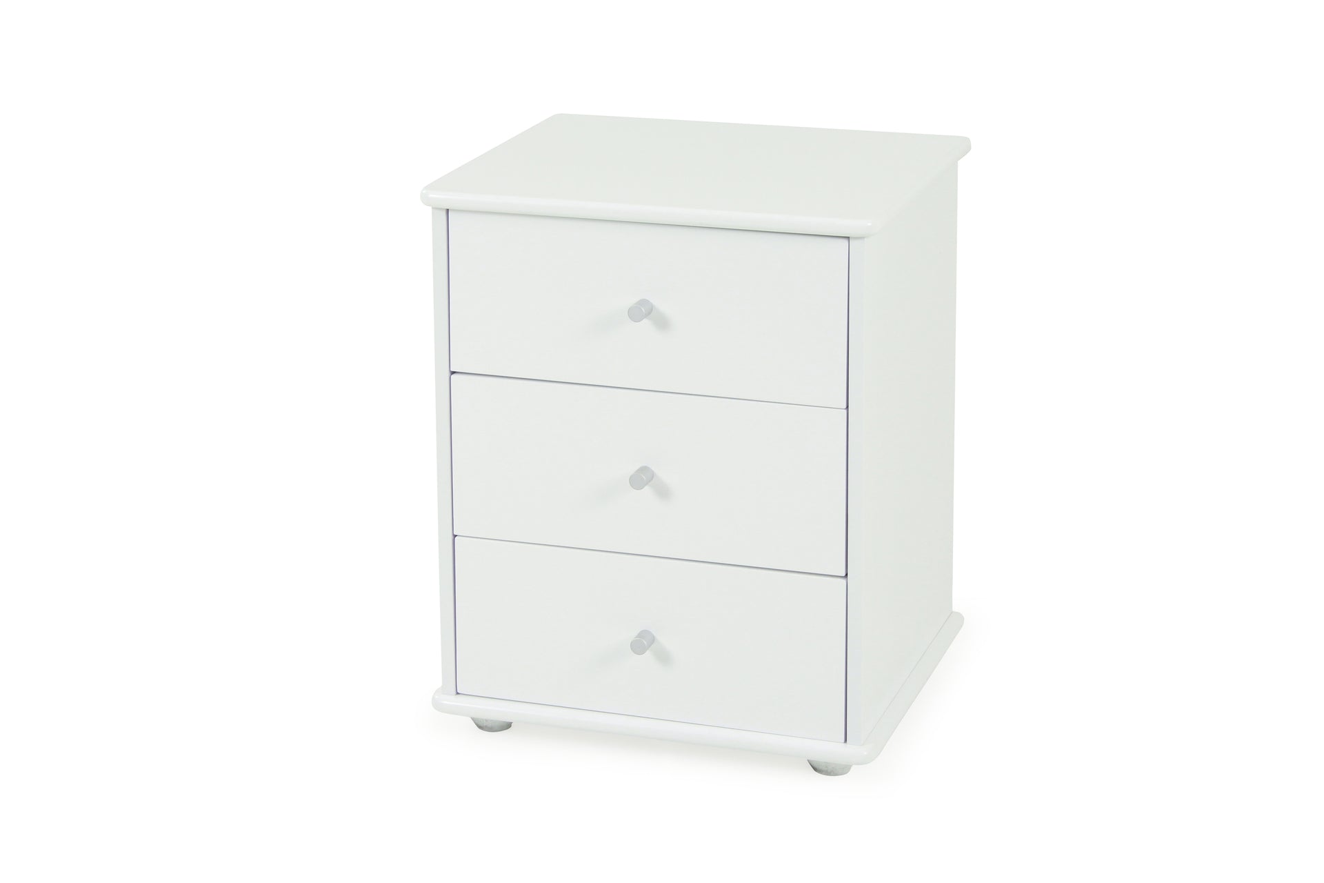 Bianca / Ablaze 3 Drawer Bedside - White
