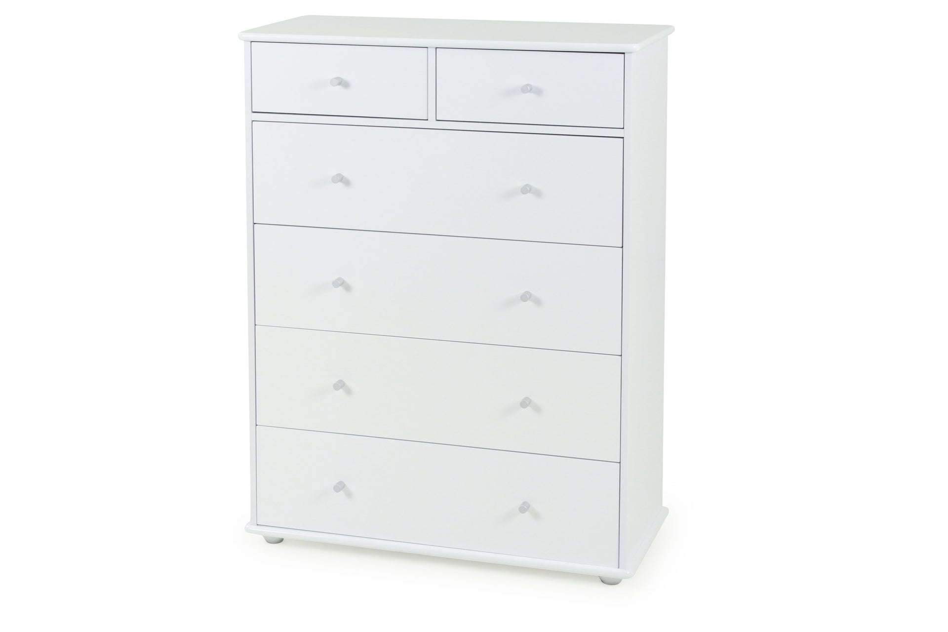Bianca / Ablaze 6 Drawer Tallboy - White