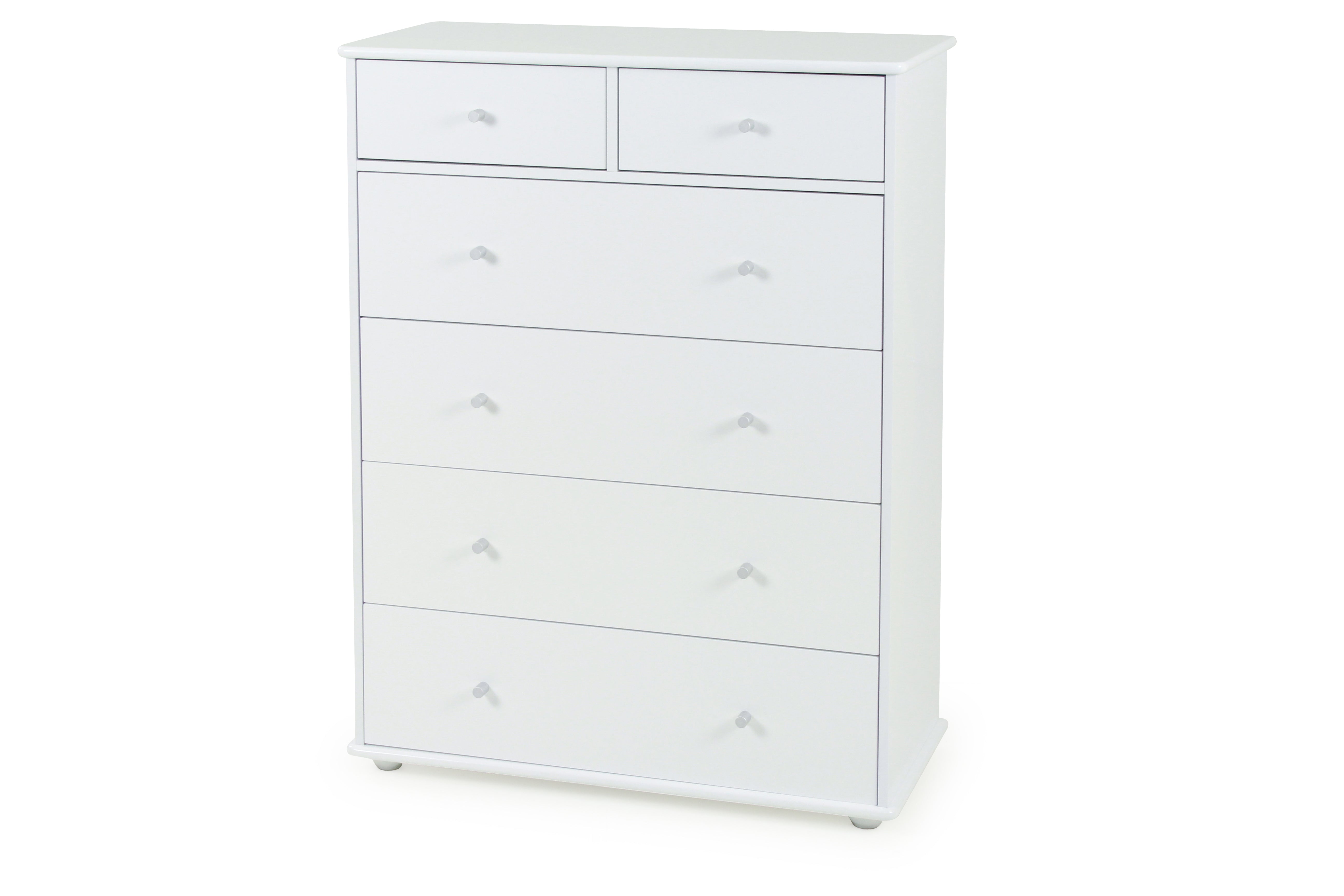 Bianca / Ablaze 6 Drawer Tallboy - White