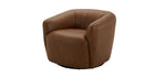Luigi Swivel Armchair - Dakota Tan Leather