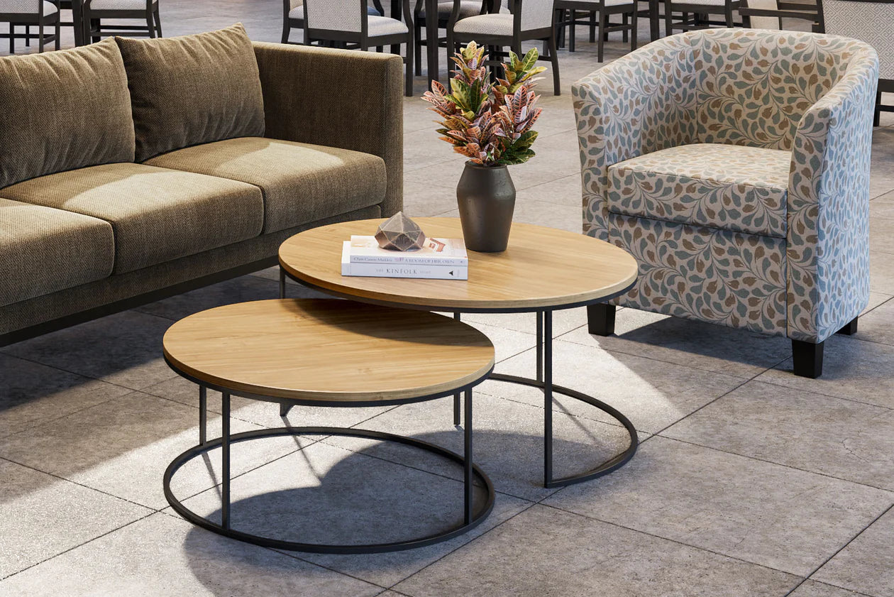Lily Coffee Table Set - Natural Oak