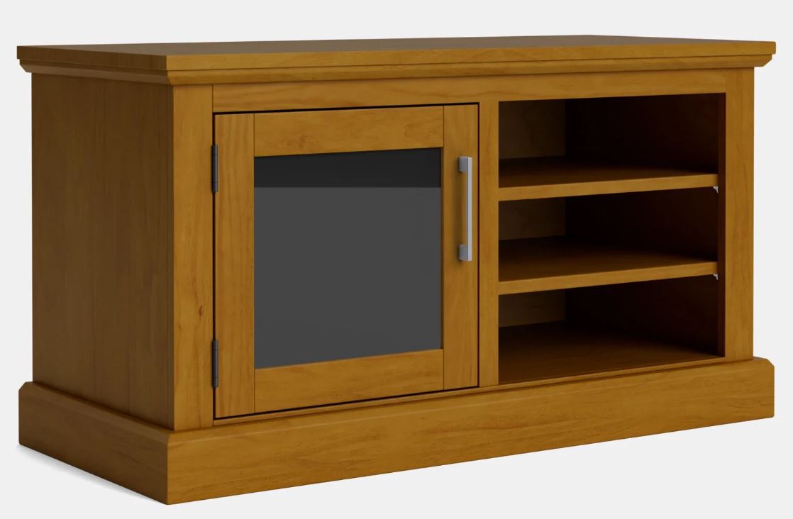 Charlton  TV Unit #5 1 Door - WS Rimu Colour