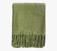 Rhapsody Throw - Moss Green - 130 x 150