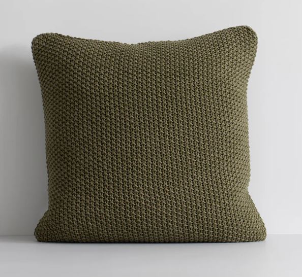 Milford Moss Stich Cushion - Mangrove - 45x45