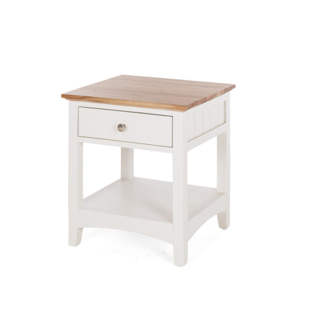 Jessica (Oak top) 1 Drawer Bedside