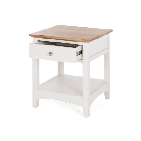 Jessica (Oak top) 1 Drawer Bedside