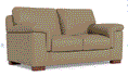 Vail 2 Seater Sofa - Premium Oslo Dust Leather