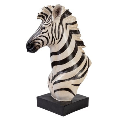 Zebra Head on Base