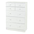Pearl Bay 7 Drawer Highboy - White